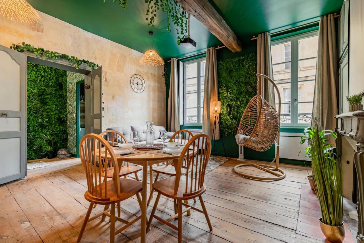Appartement Jungle - Libourne Centre - 4 Pers - Sauna - Netflix Exterior foto